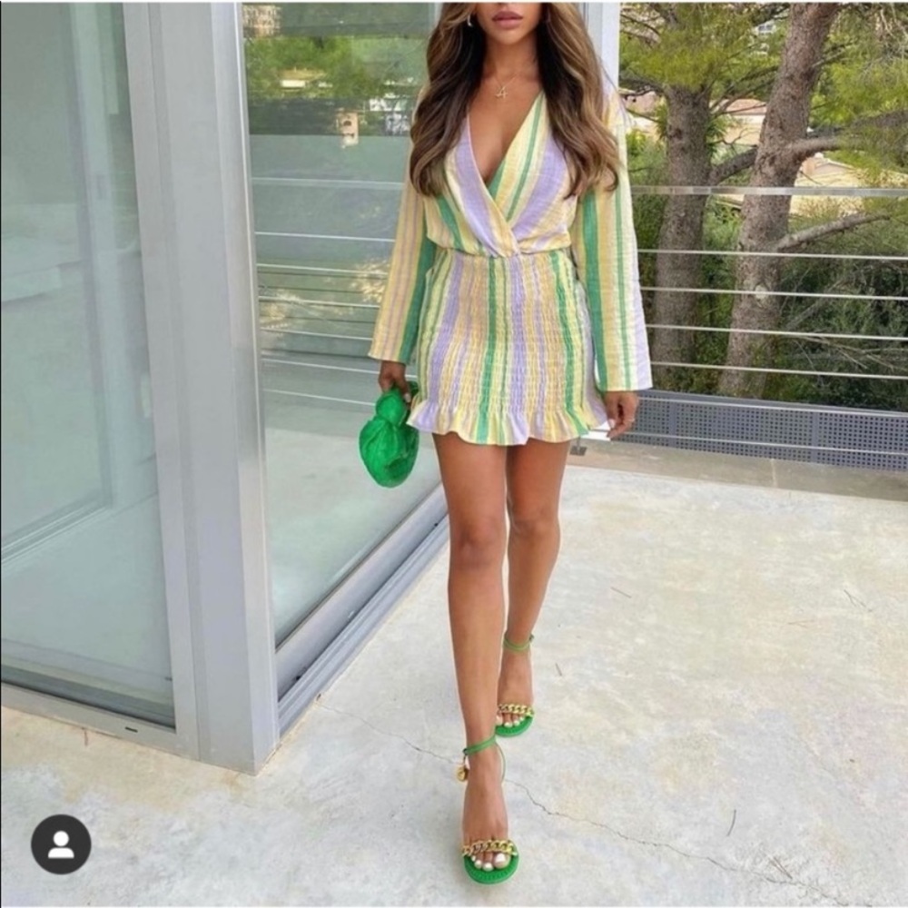 ZARA DOUBLE BREASTED MINI DRESS